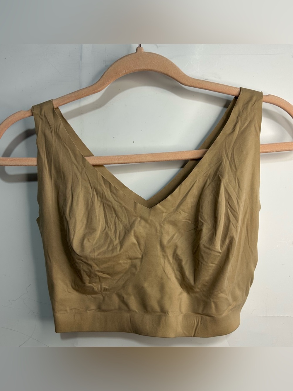 Soma Tan Wireless Padless Sports Bra XL